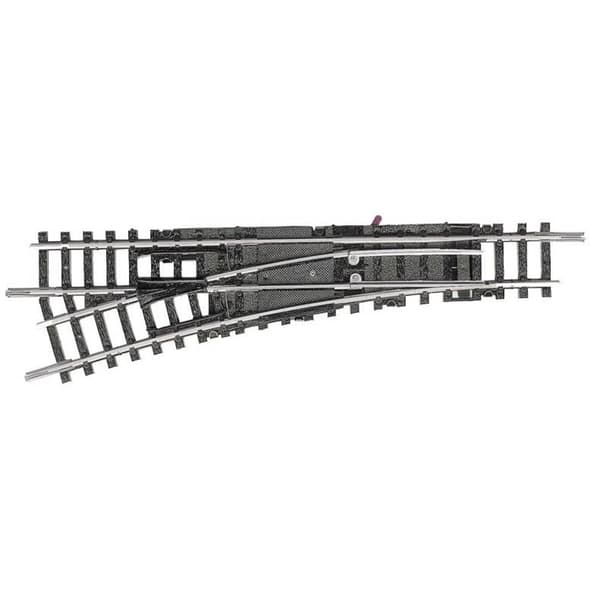T14954 N Minitrix spår växel, vänster 112.6 mm 15 ° 362.6 mm