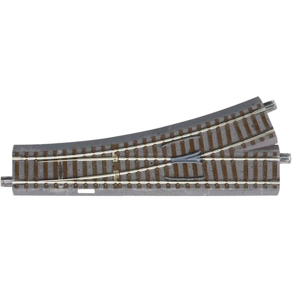 H0 Roco geoLINE (med ballast) 61140 växel, vänster 200 mm 1 st