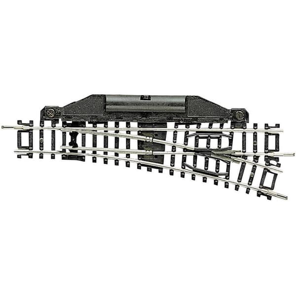 22263 N Fleischmann spår (utan ballast) växel, elektrisk, höger 112.6 mm 15 ° 362.6 mm