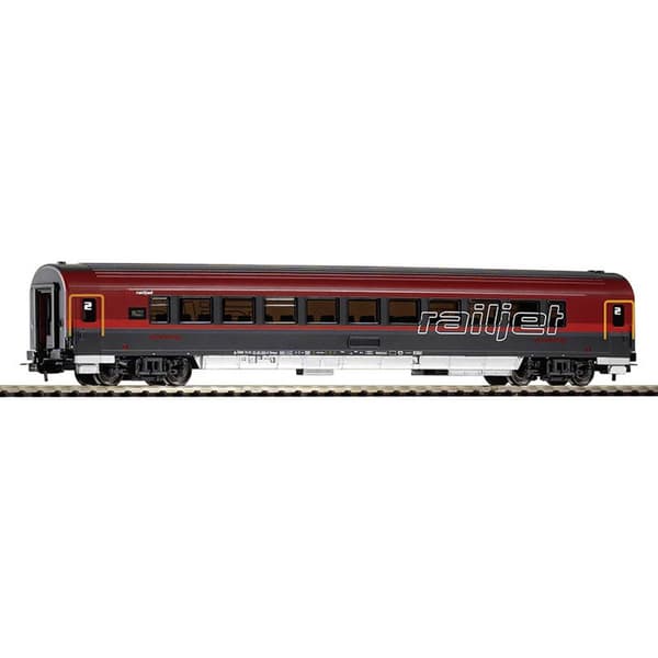Personvagn H0 Piko H0 57643 DC 1 st Svart, Röd