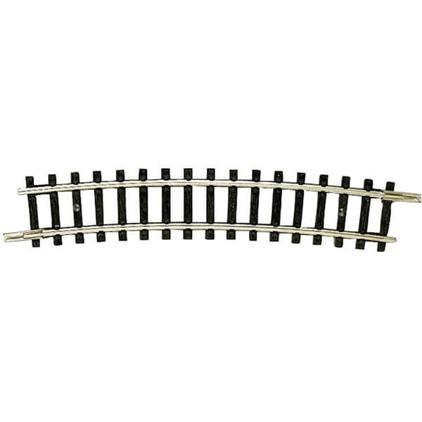22225 N Fleischmann spår (utan ballast) kurvspår 15 ° 329 mm Svart, Silver