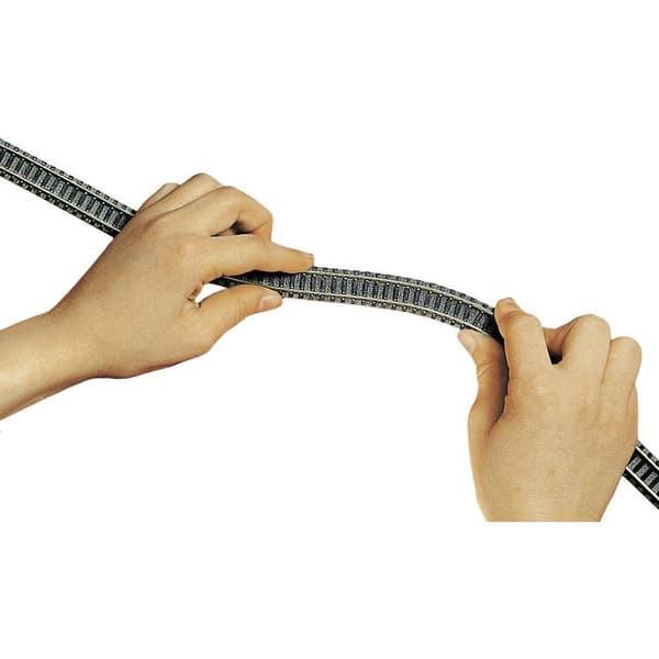 9106 N Fleischmann piccolo (med ballast) Flexspår 777 mm 200 mm