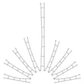 Miniatyrbild 2 av 2: H0 Viessmann 4134 Kontaktledning H0 Fleischmann Pro-spår, H0 RocoLine (utan ballast) 140.0 mm 5 st