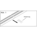 Miniatyrbild 3 av 3: 7297408 Z Rokuhan spår (med ballast) Anslutningskabel 70 mm 1 st