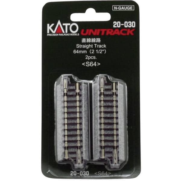 7078005 N Kato Unitrack Rakt spår 64 mm