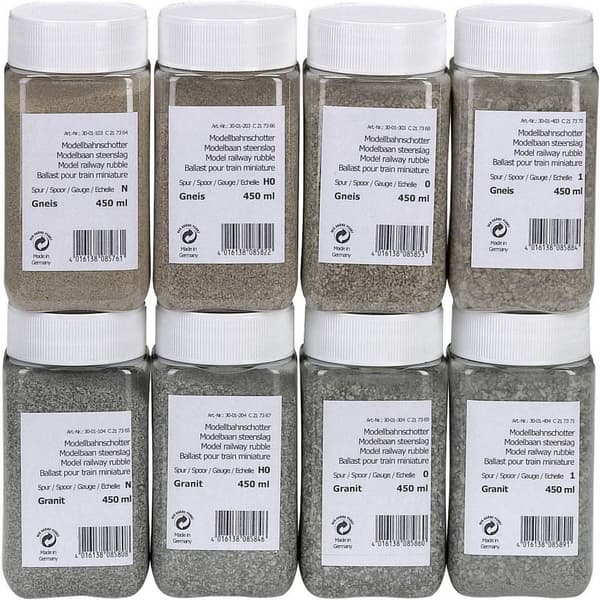 TAMS Elektronik 79-10302 Granitgrus Ljusgrå 500 ml