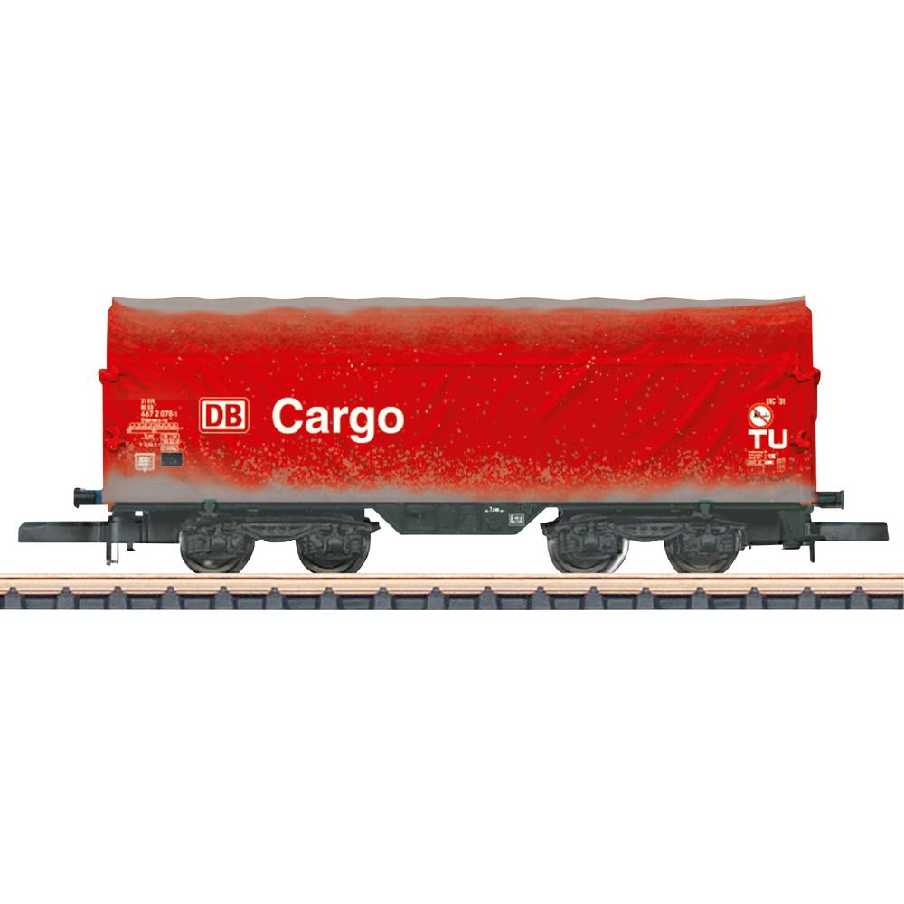 Märklin 086357 Vagn med skjutbar duk Cargo från DB AG
