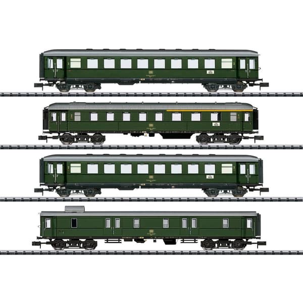 MiniTrix 18709 N 4-pack personvågar. Lokaltrafik för DB MHI