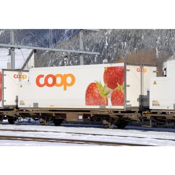 KATO 7074103 Container Coop jordgubbe WAB26 & sallad WAB30