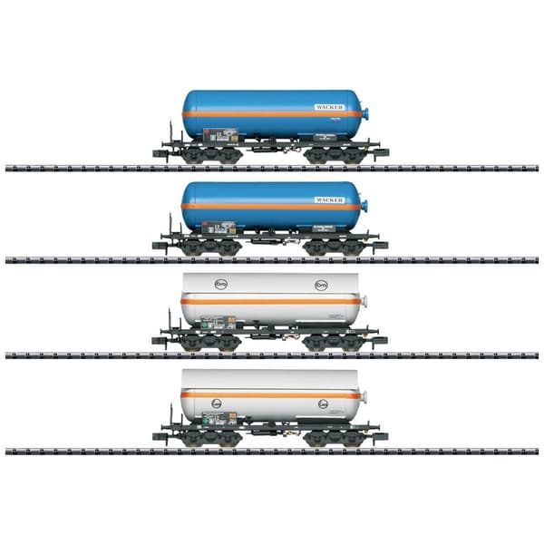 MiniTrix 15538 N 4-pack tankvagnar för EVA/WACKER, MHI
