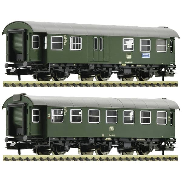 Fleischmann 809910 N 2-delad sats ombyggnadsvagnar 2:a klass från DB