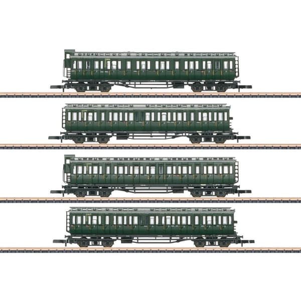Märklin 87565 Z 4-pack personvagnar från DB