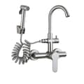 Miniatyrbillede 1 af 4: Køkkenarmatur, vægmonteret, udtrækkelig bidet