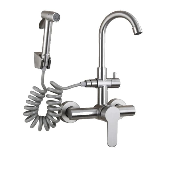 Køkkenarmatur, vægmonteret, udtrækkelig bidet B