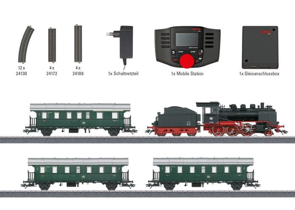 Märklin Digital Startsett Klasse 24 Damplokomotiv