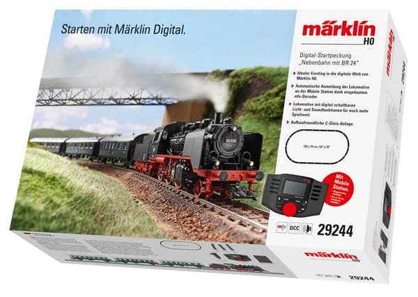 Märklin Digitalt startsæt klasse 24 damplokomotiv