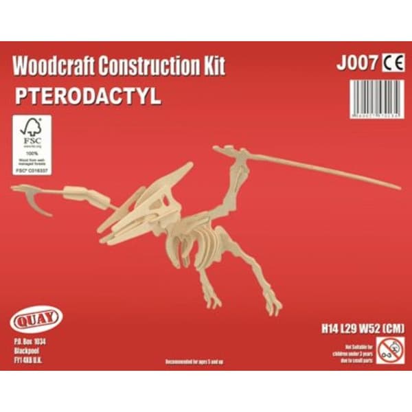 Trämodell Liten pterodaktyl