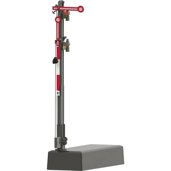 Märklin 70413 H0 semaforsignal - 2 pallar, färdig mast - Grå