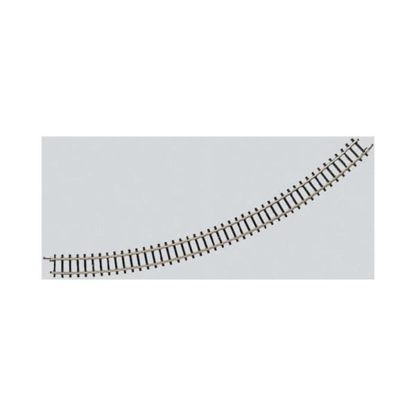 Böjd skena R220 Z - MÄRKLIN - 8530 - Vinkel 45° - För barn från 15 år och uppåt Svart