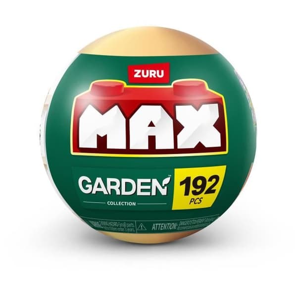 Byggsats - ZURU - Trädgårdskrukväxter - 233 delar max - 6 designer - Kruka och stativ ingår