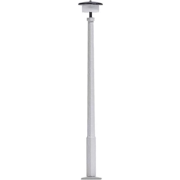 Lampstativ enkel H0 Busch 4127 - Vit - Färdig modell - För järnvägsmodellering