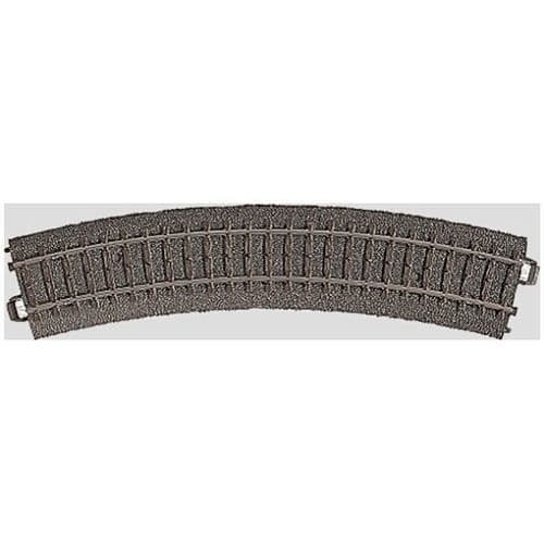 Böjd skena - MÄRKLIN - 24130 - 30° - R360 mm - HO modelljärnväg