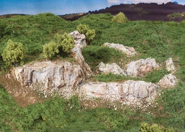 Terräng att bygga - natur att bygga - dekorer att bygga Woodland scenics - CSS-C1139 - Stenar och klippformationer 1