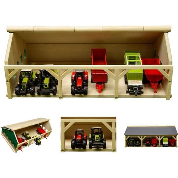 Kids Globe Tractor Barn 1:87