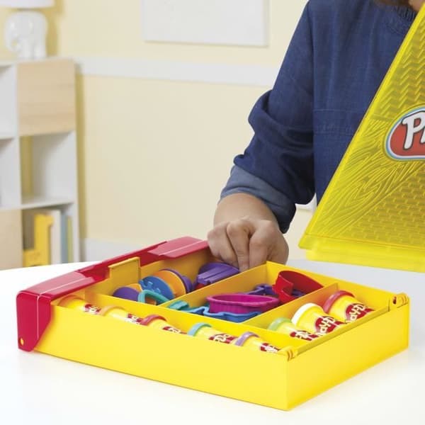 Play-Doh - Super tillbehörslåda och 5 plastinburkar på 56 g vardera