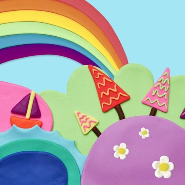 Play-Doh Set med 36 84g burkar modellera, flera färger, 24 månader och äldre