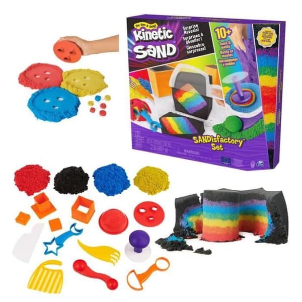 Kinetic Sand Sandisfactory sandspel - 907g sand - 16 stycken