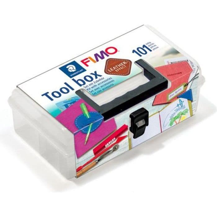 FIMO modelleringsset med lädereffekt