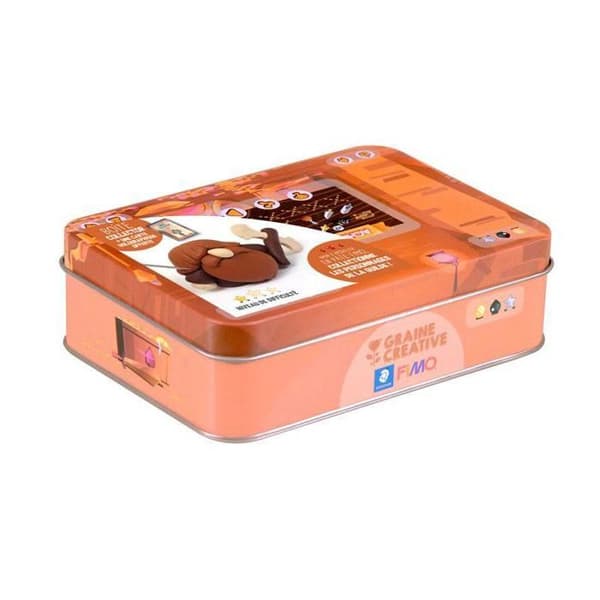 Coffret med polymerlera - Samlarburk i metall - Nisse