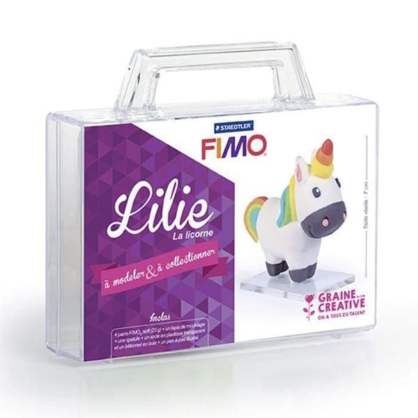 Coffret polymerlera Min första figur - Lilie enhörning