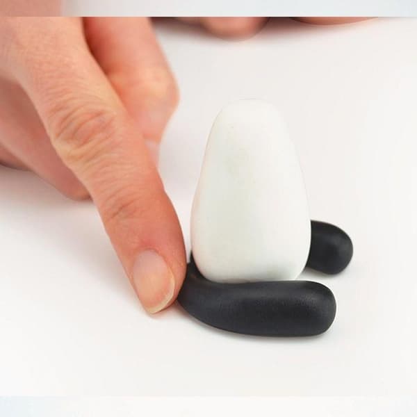 Coffret för modellering av polymerlera för barn - Tao Panda 6,5 cm