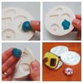 Miniatyrbild 3 av 3: Silikonform - DTM fritid - Mini behandlingsform - 7 cm - 5 former - Non-stick