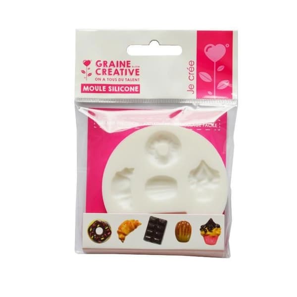 Silikonform - DTM fritid - Mini behandlingsform - 7 cm - 5 former - Non-stick