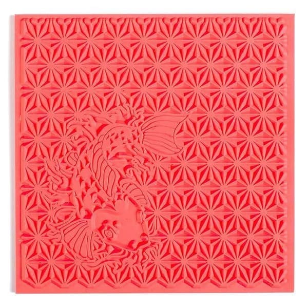 Texturaplatt - Kreativ frö - Japansk texturtapet - 9x9 cm - Blandad - 1 styck