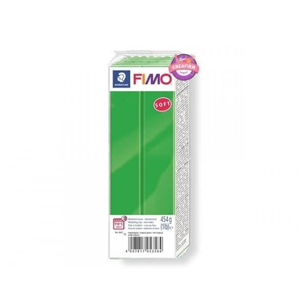 Polymertons - Fimo - Soft - 454g - Grön Tropik nr 53 - Lätt att hantera