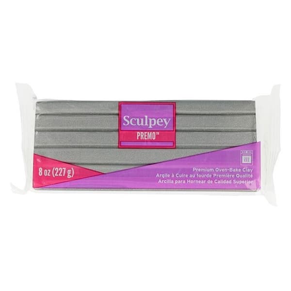 Sculpey polymerlera 227 g - silver