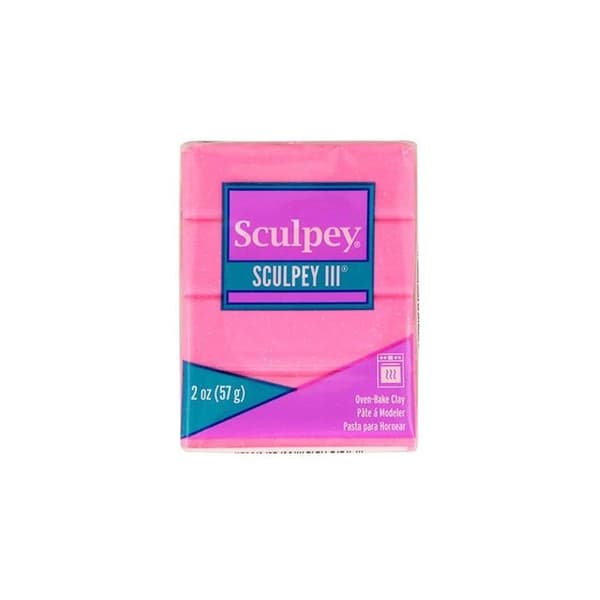 Sculpey polymerlera 57 g - glitterrosa