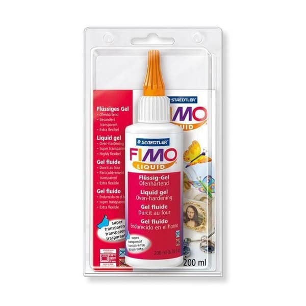 Flytande Fimo Gel - Fimo - 200 ml - Transparent - Idealisk för olika tekniker - Vattentätt skydd