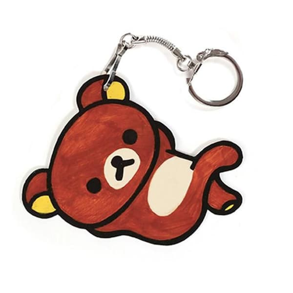 Kit Plastisk Galen - Rilakkuma - Nyckelring Kawaii - 3 st - Kreativ - Karaktärer