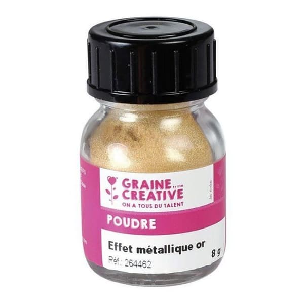 Guldmetallic effektpulver för polymerlera 16 g