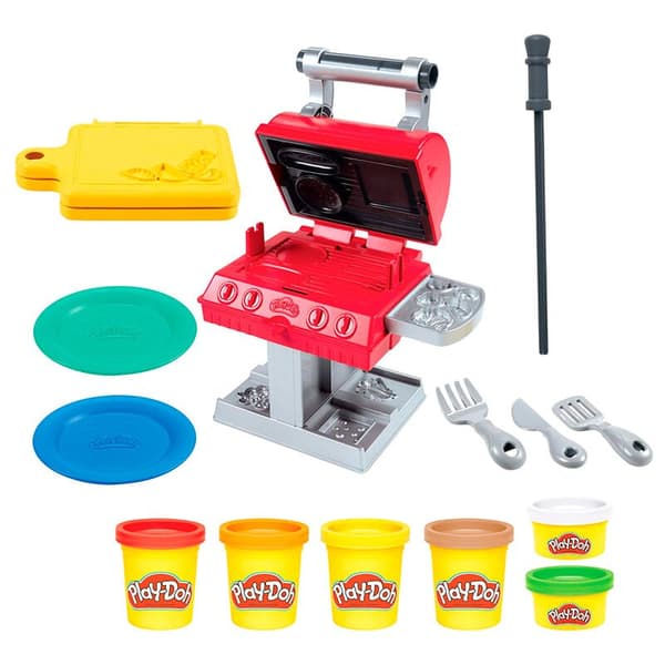 Hasbro Plasticine Legetøj Bbq Kitchen Flerfarvet
