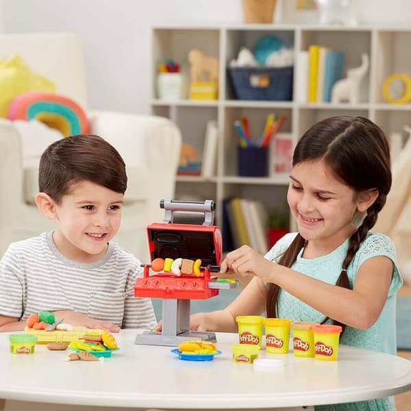 Hasbro Plasticine Legetøj Bbq Kitchen Flerfarvet