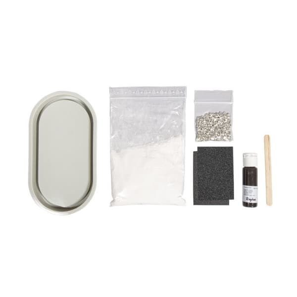 Kit för modellering - Rayher - Kreativt set Raysin underlägg Terrazzo - 7 delar