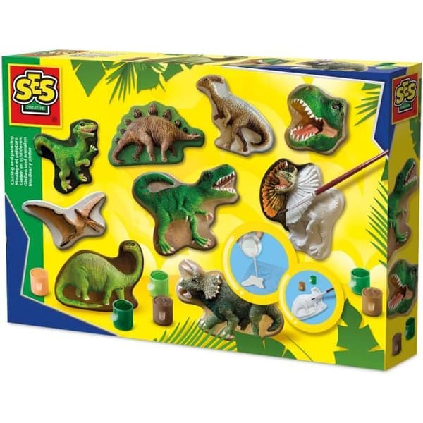 SES CREATIVE - Formning och målning - Dinosauriernas värld