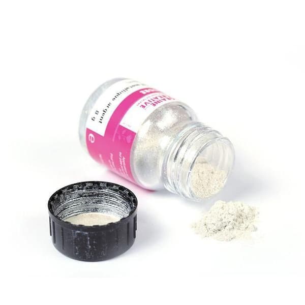 Metallisk silverpuder för polymerlera - 8 g