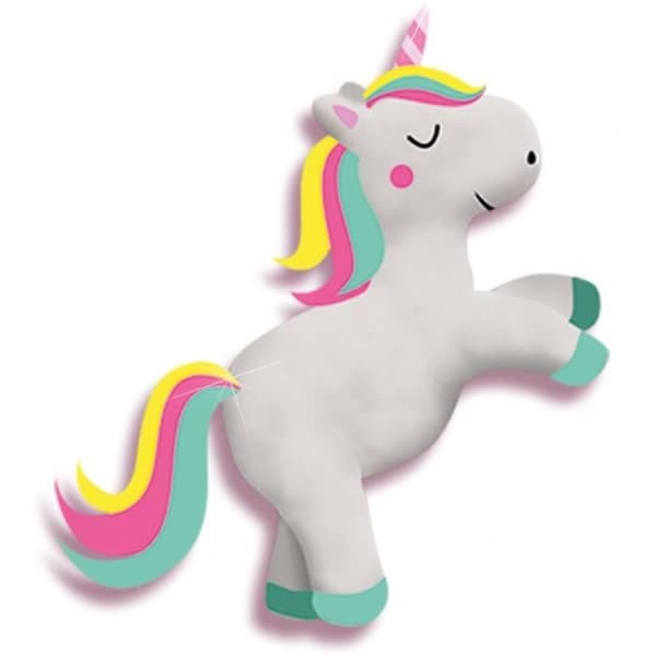 Unicorn modellering lera 4x90 g - SES CREATIVE - Speciellt designad för att skapa magnifika enhörningar.
